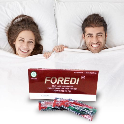 FOREDI GEL – RAHASIA PRIA TAHAN LAMA & HUBUNGAN LEBIH HARMONIS